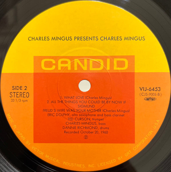 Presents Charles Mingus = ミンガス・プレゼンツ・ミンガス