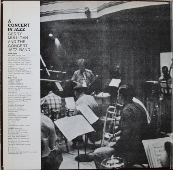 Gerry Mulligan Presents A Concert In Jazz