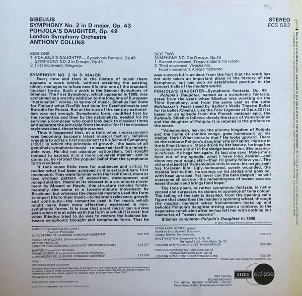 Symphony No. 2 In D Major - Pohjola's Daughter