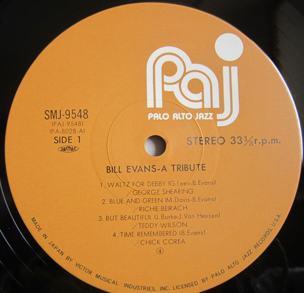 Bill Evans ~ A Tribute