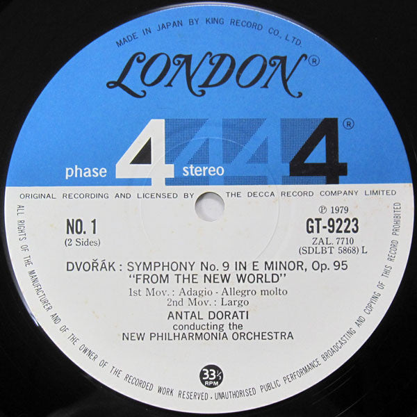 Symphony No. 9 In E Minor, Op. 95 "From The New World"