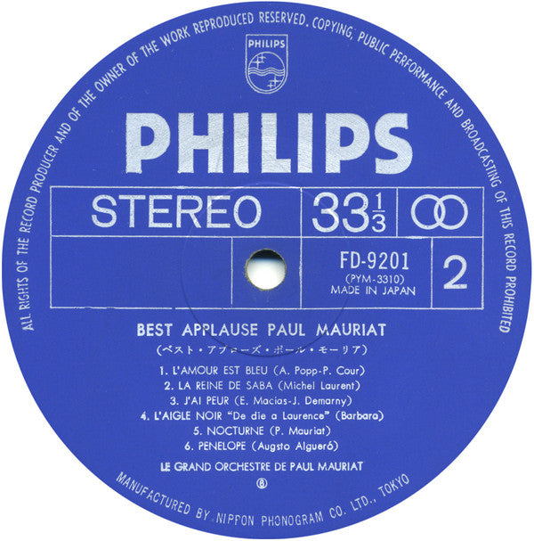 Best Applause Paul Mauriat