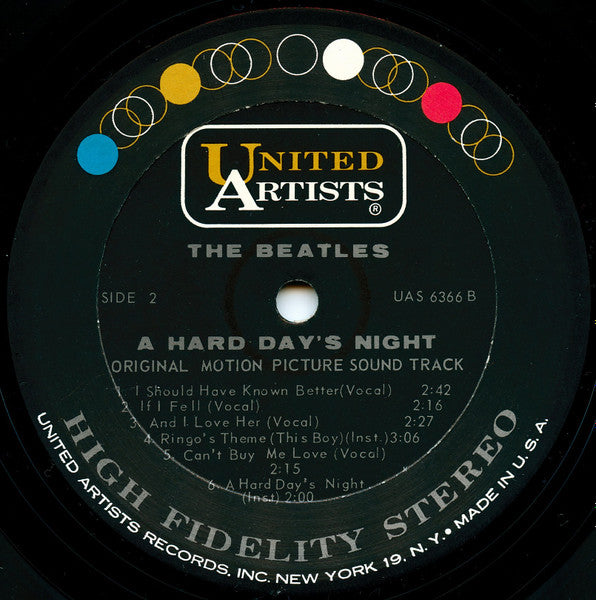 A Hard Day's Night (Original Motion Picture Sound Track)