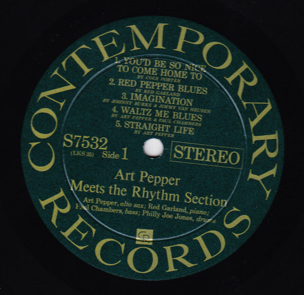 Art Pepper Meets The Rhythm Section