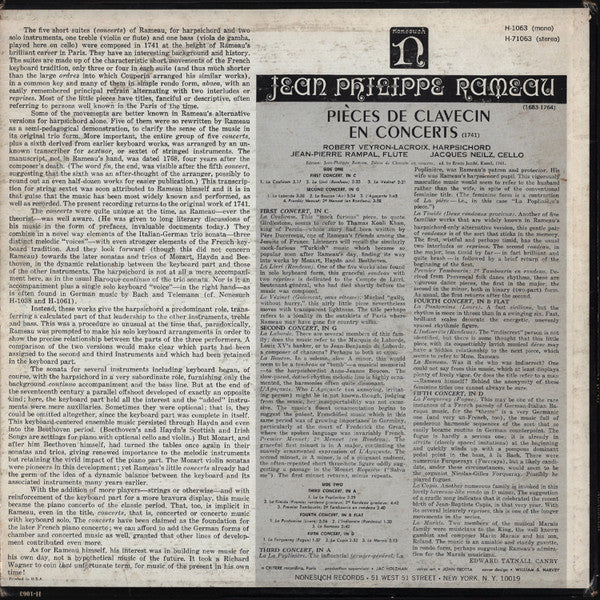 Pièces De Clavecin En Concert