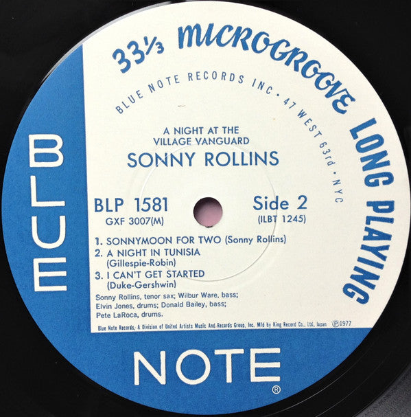 A Night At The "Village Vanguard" = ヴィレッジ・ヴァンガードの夜