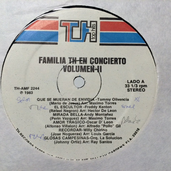 Segundo Concierto De La Familia T H