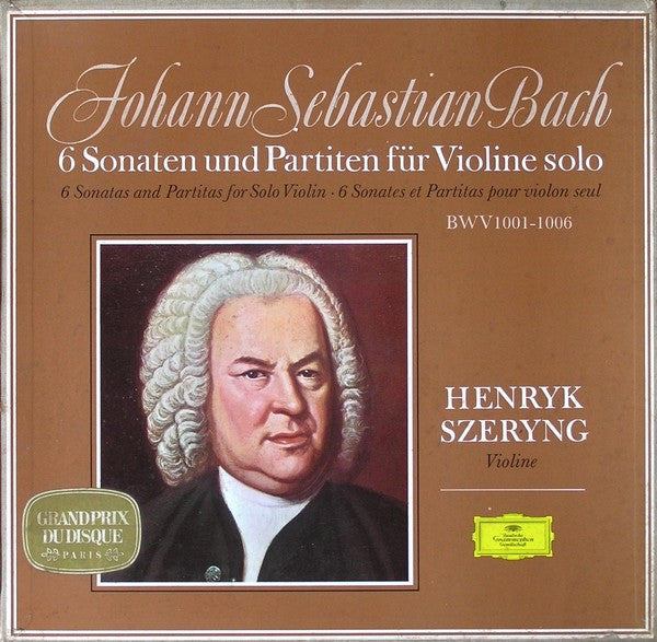 6 Sonaten Und Partiten Für Violine Solo BWV 1001-1006