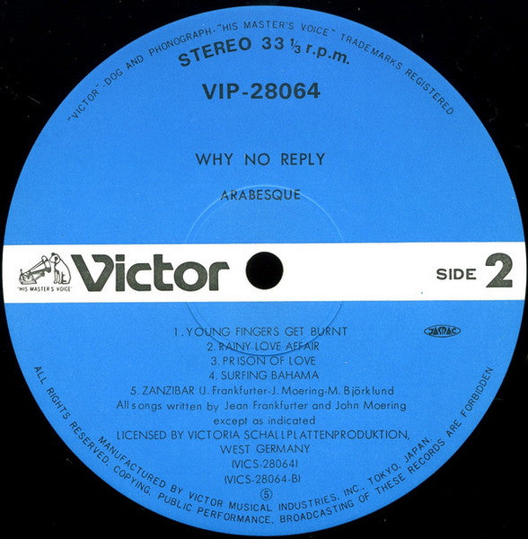 Arabesque VII / Why No Reply