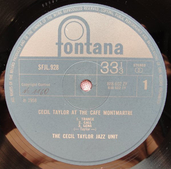 Cecil Taylor At The Café Montmartre