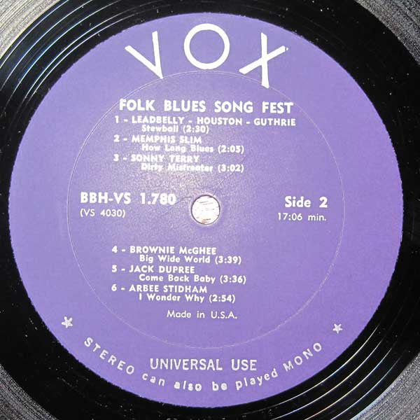 Folk Blues Song Fest