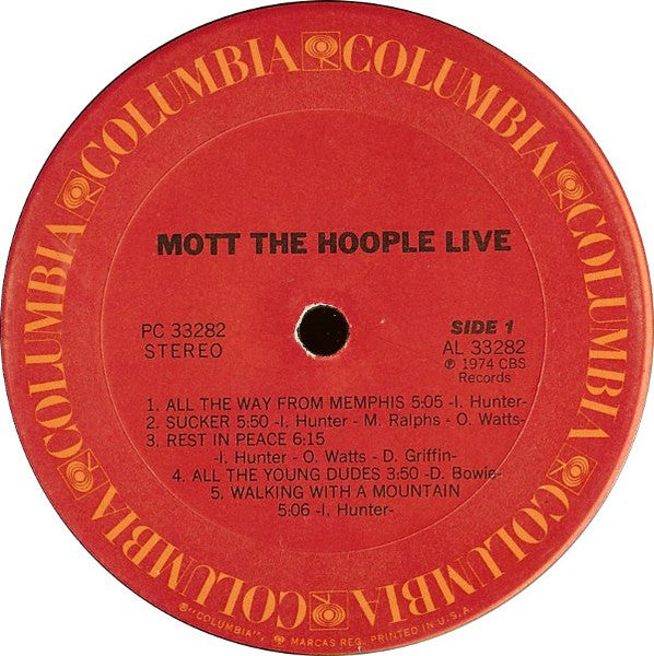 Mott The Hoople Live
