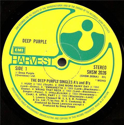 The Deep Purple Singles A's & B's