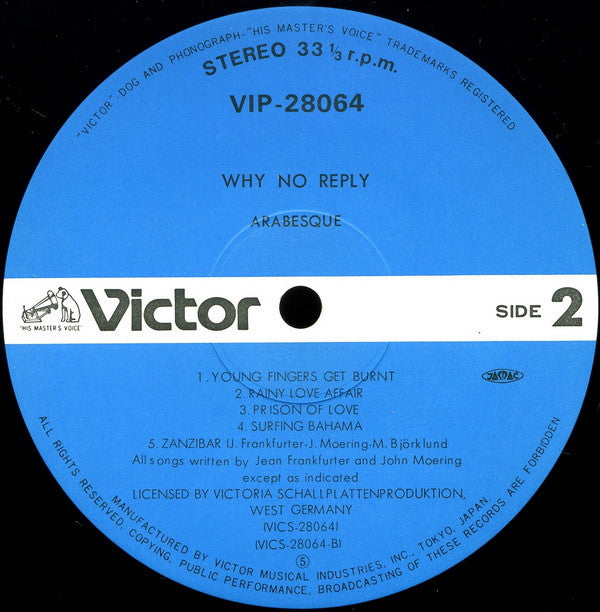 Arabesque VII / Why No Reply