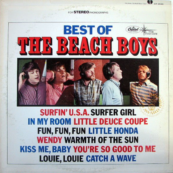 Release: Best Of The Beach Boys - Vol. 1-Vinyl-US-1972-DT 2545, DT 2545, DT-2545, DT-2545-2272014