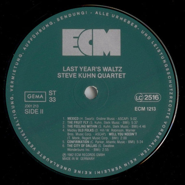 Last Year's Waltz