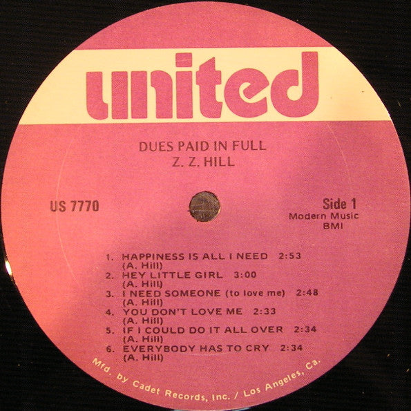 Dues Paid In Full