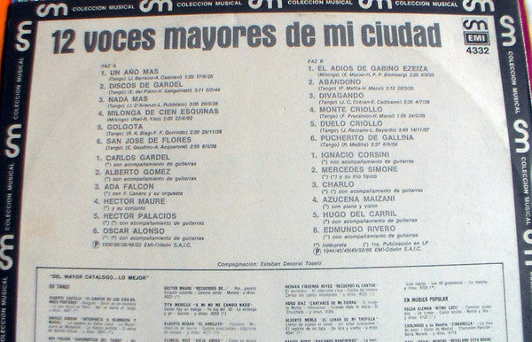 12 Voces Mayores De Mi Ciudad