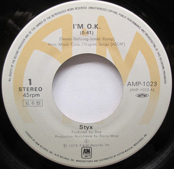 I'm O.K. / Sing For The Day