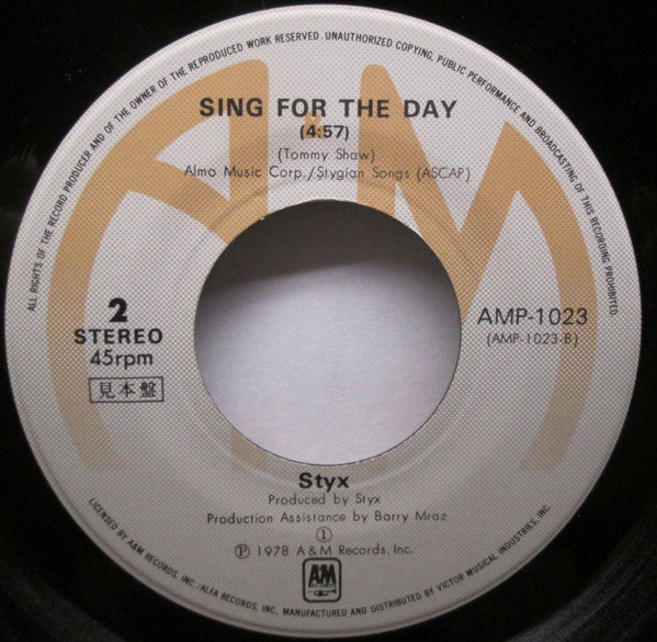 I'm O.K. / Sing For The Day