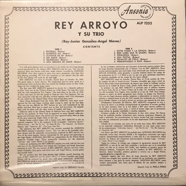 Rey Arroyo Y Su Trio