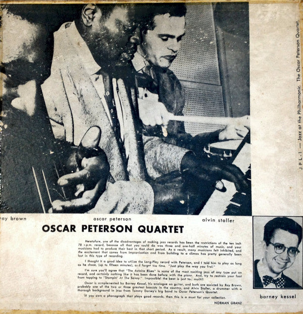 Release: The Oscar Peterson Quartet-Vinyl-Japan-None-JPL-1-27115131