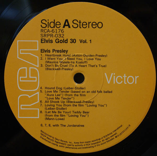 Elvis Gold 30 Vol. 1