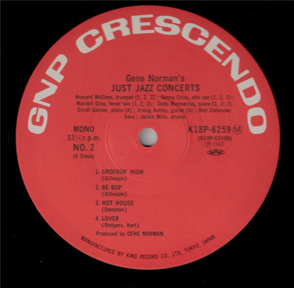Gene Norman Presents Just Jazz Concerts (1947-49)
