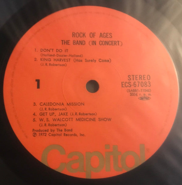 Rock Of Ages: The Band In Concert