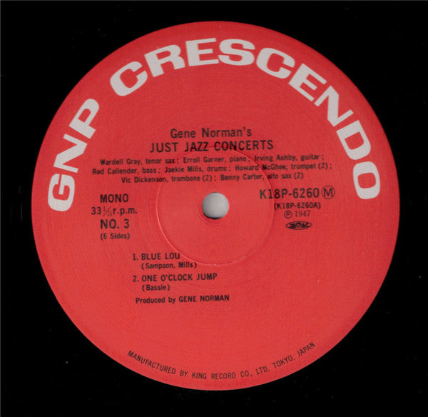 Gene Norman Presents Just Jazz Concerts (1947-49)