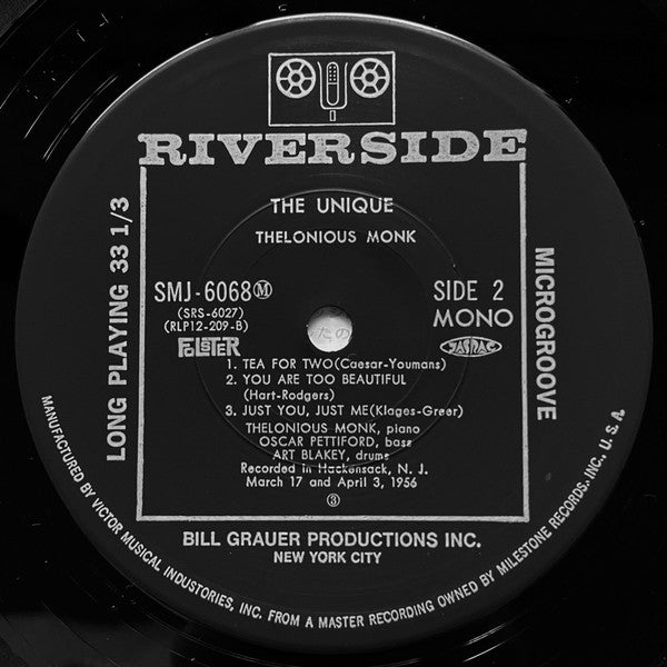 The Unique Thelonious Monk