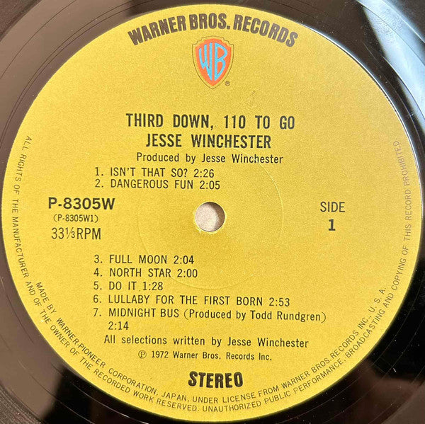 Third Down, 110 To Go