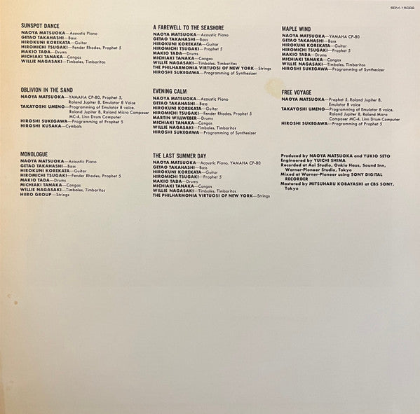 A Farewell To The Seashore = 午後の水平線