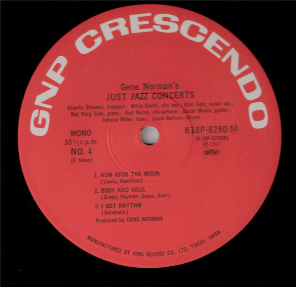 Gene Norman Presents Just Jazz Concerts (1947-49)