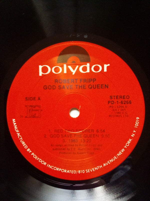 God Save The Queen / Under Heavy Manners