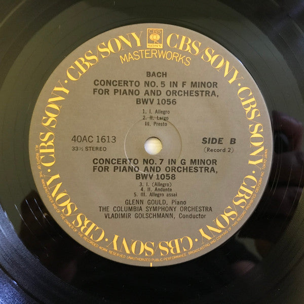 Gould Plays Bach / Piano Concertos
