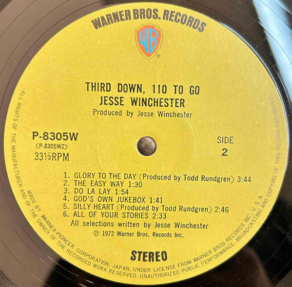 Third Down, 110 To Go