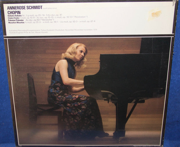 Annerose Schmidt Spielt Chopin - Balladen, Etüden, Polonäse, Mazurken