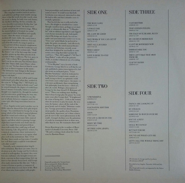 The George And Ira Gershwin Songbook