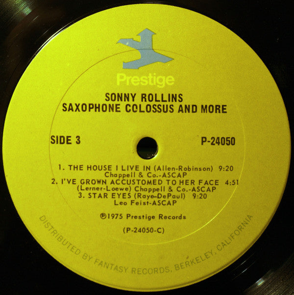 Saxophone Colossus And More