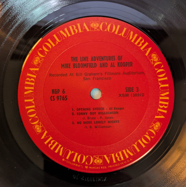 The Live Adventures Of Mike Bloomfield And Al Kooper