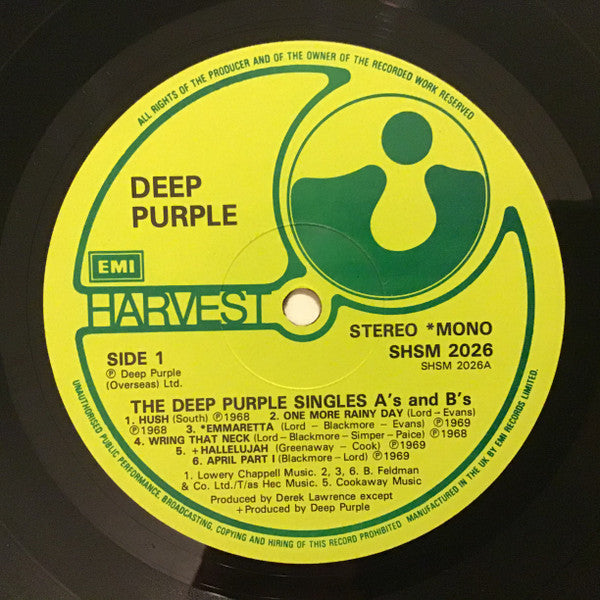 The Deep Purple Singles A's & B's