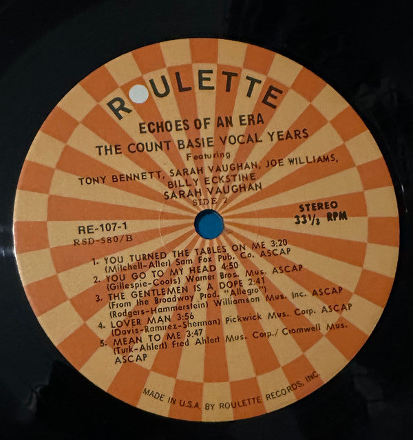 The Count Basie Vocal Years