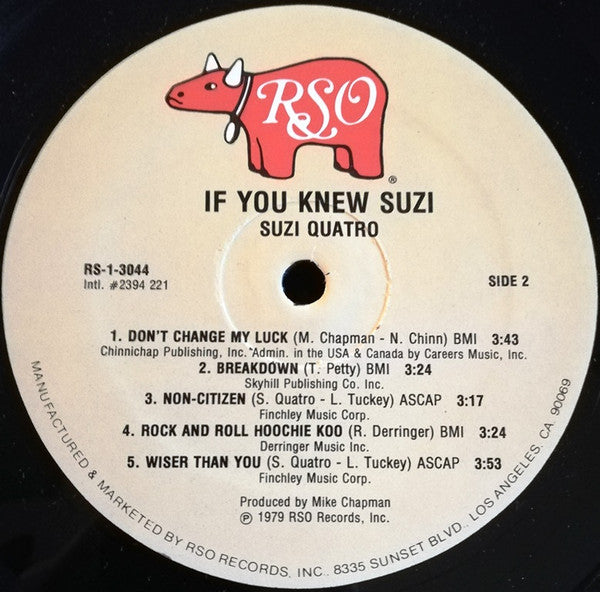 If You Knew Suzi...