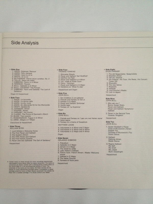 Masters of Early English Keyboard Music