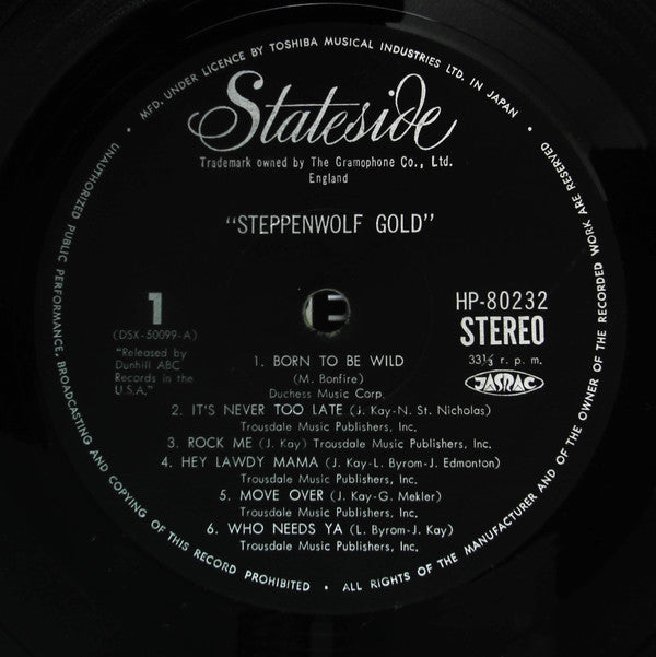 Steppenwolf Gold (Their Great Hits)