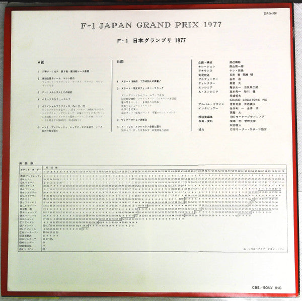 F-1 Japan Grand Prix '77
