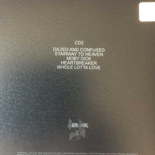 The Soundtrack From The Film Led Zeppelin The Song Remains The Same