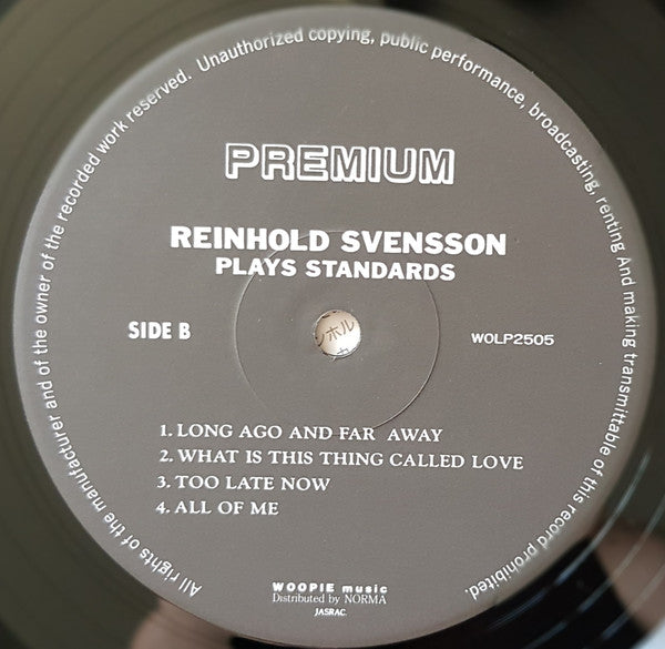 Reinhold Svensson Plays Standards