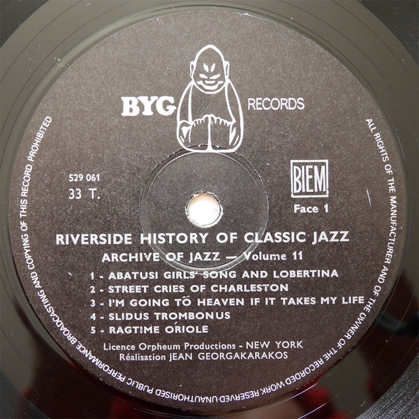 Archive Of Jazz Volume 11 - Riverside History Of Classic Jazz